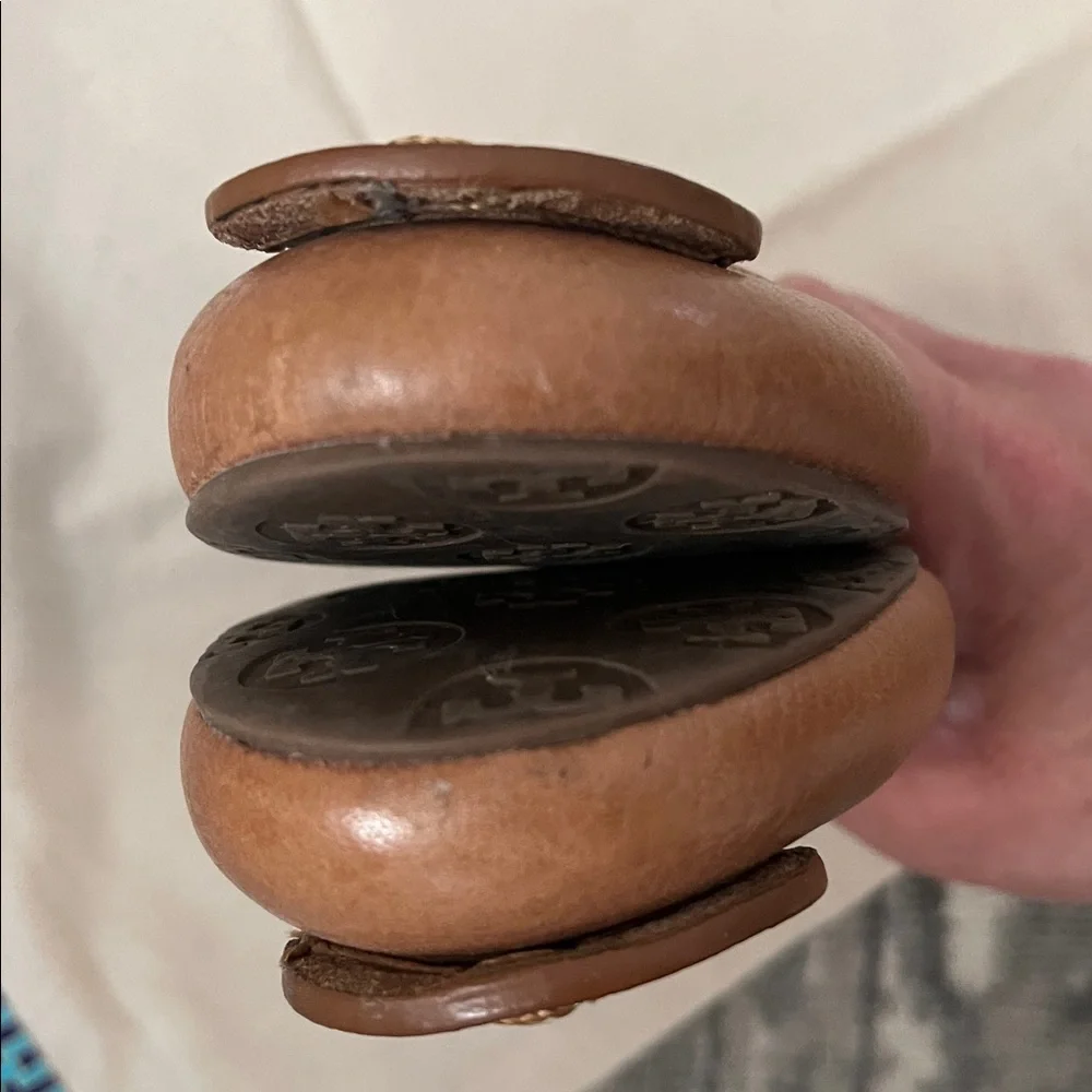 Tory Burch | Reva Ballet Flats | size 5 | Royal Tan Leather - Picture 6 of 8